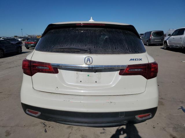 5FRYD3H49GB014098 - 2016 ACURA MDX TECHNOLOGY WHITE photo 6