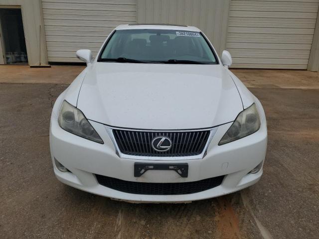 JTHBE5C2XA5025141 - 2010 LEXUS IS 350 WHITE photo 5