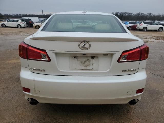 JTHBE5C2XA5025141 - 2010 LEXUS IS 350 WHITE photo 6