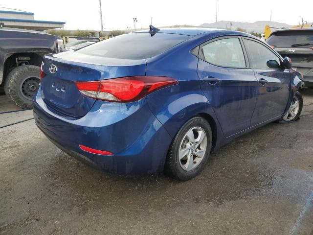 5NPDH4AE1FH623005 - 2015 HYUNDAI ELANTRA SE BLUE photo 3