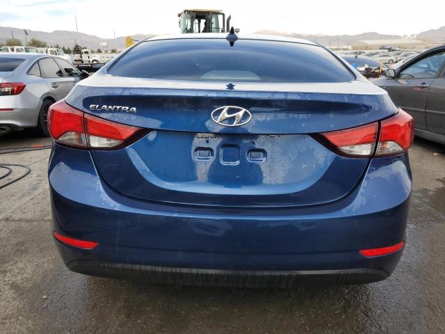 5NPDH4AE1FH623005 - 2015 HYUNDAI ELANTRA SE BLUE photo 6