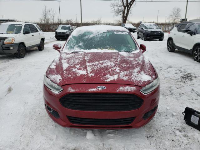 1FA6P0H72F5104529 - 2015 FORD FUSION SE RED photo 5