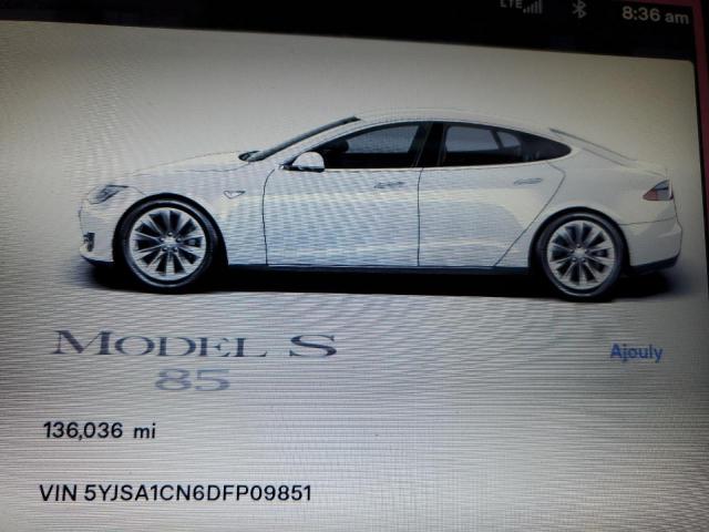 5YJSA1CN6DFP09851 - 2013 TESLA MODEL S თეთრი ფოტო 9