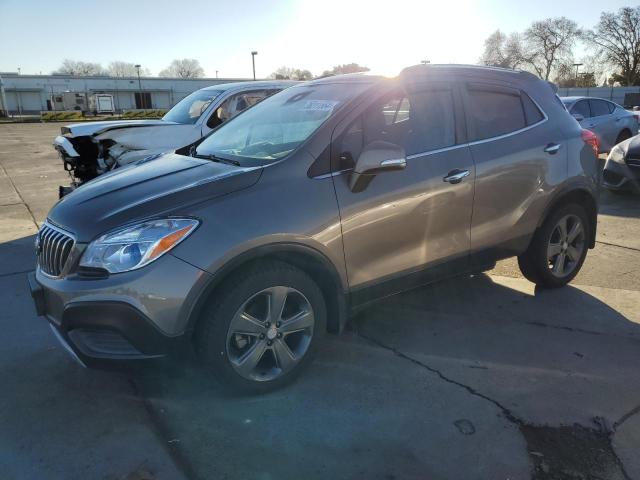 KL4CJASB1EB743562 - 2014 BUICK ENCORE GRAY photo 1