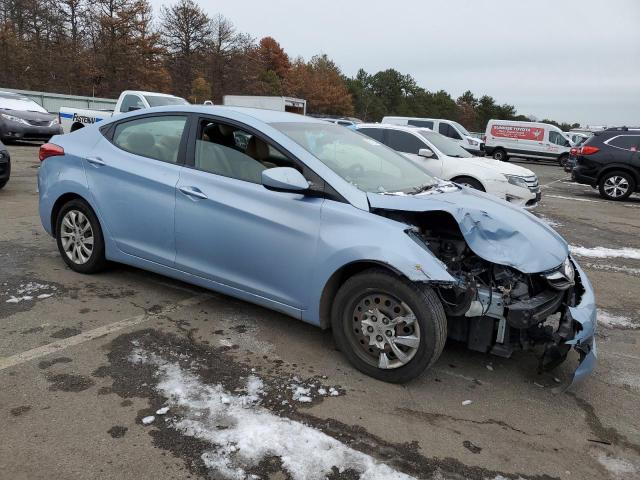 KMHDH4AE5CU245784 - 2012 HYUNDAI ELANTRA GLS BLUE photo 4