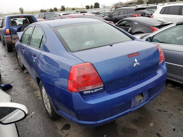 4A3AB56F96E010218 - 2006 MITSUBISHI GALANT ES PREMIUM BLUE photo 2