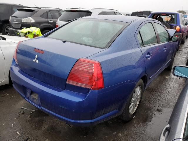 4A3AB56F96E010218 - 2006 MITSUBISHI GALANT ES PREMIUM BLUE photo 3