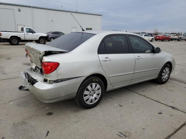 JTDBR32E942047773 - 2004 TOYOTA COROLLA CE SILVER photo 3