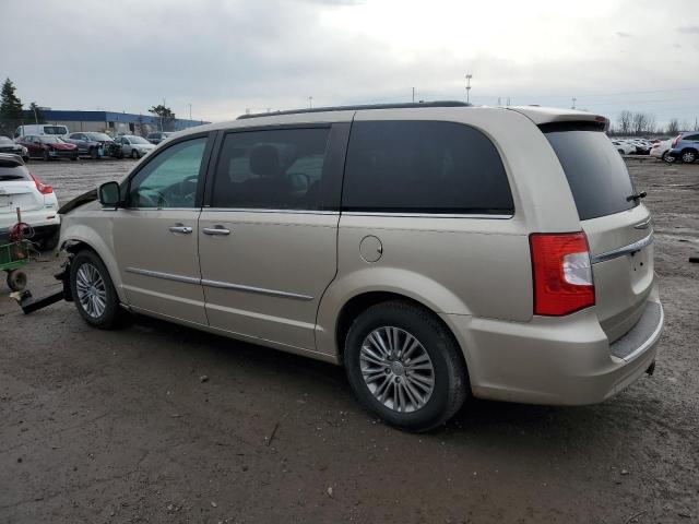 2C4RC1CG0DR809345 - 2013 CHRYSLER TOWN & COU TOURING L GOLD photo 2