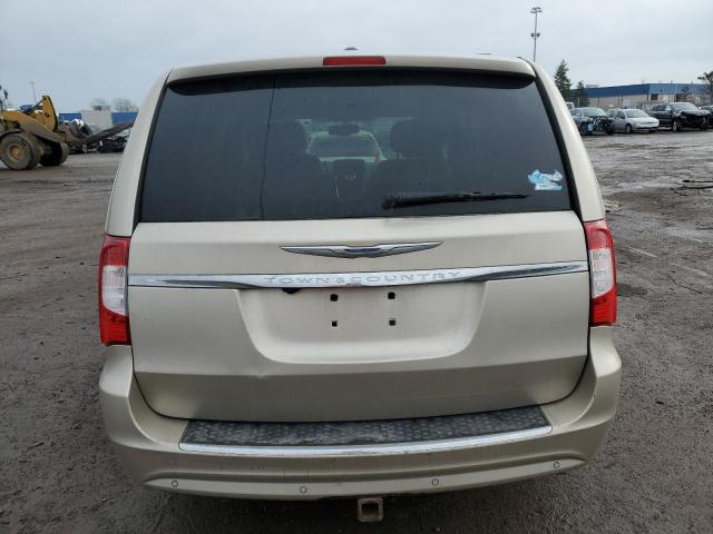 2C4RC1CG0DR809345 - 2013 CHRYSLER TOWN & COU TOURING L GOLD photo 6