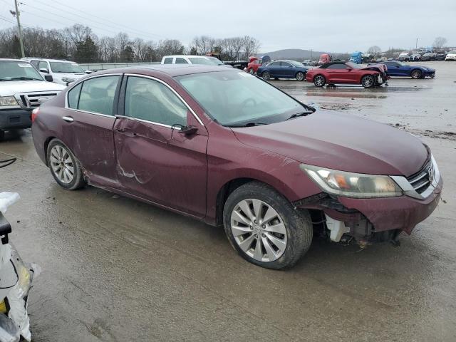 1HGCR2F83EA087875 - 2014 HONDA ACCORD EXL BURGUNDY photo 4