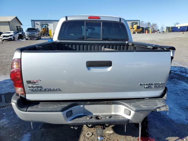 5TEJU62N77Z323220 - 2007 TOYOTA TACOMA DOUBLE CAB PRERUNNER SILVER photo 6