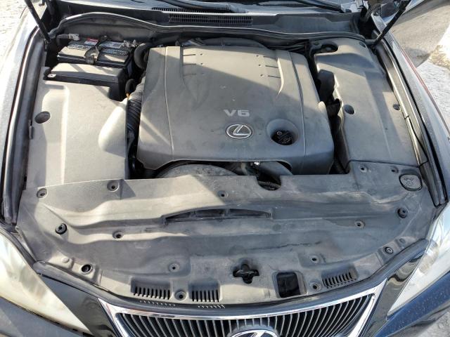 JTHBK262685086113 - 2008 LEXUS IS 250 BLACK photo 11