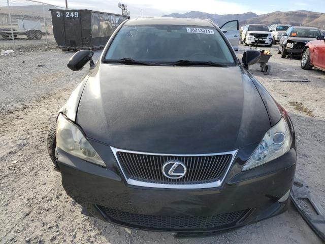 JTHBK262685086113 - 2008 LEXUS IS 250 BLACK photo 5