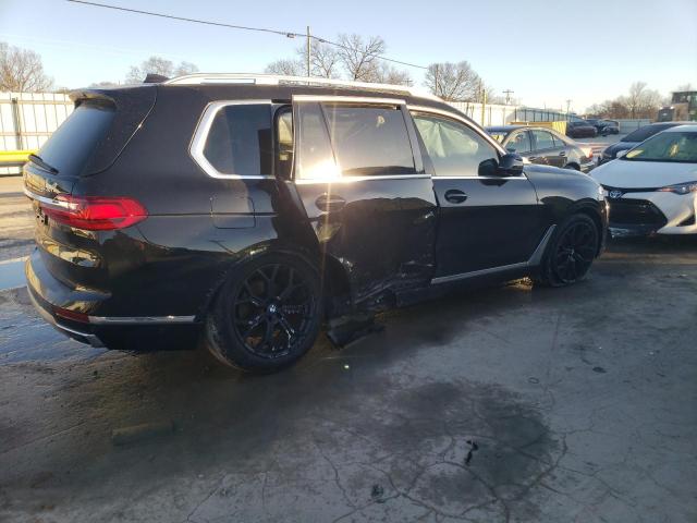 5UXCW2C01L9A03719 - 2020 BMW X7 XDRIVE40I BLACK photo 3