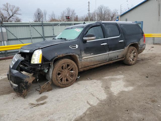 1GYS4KEF3DR319443 - 2013 CADILLAC ESCALADE ESV PLATINUM შავი ფოტო 1