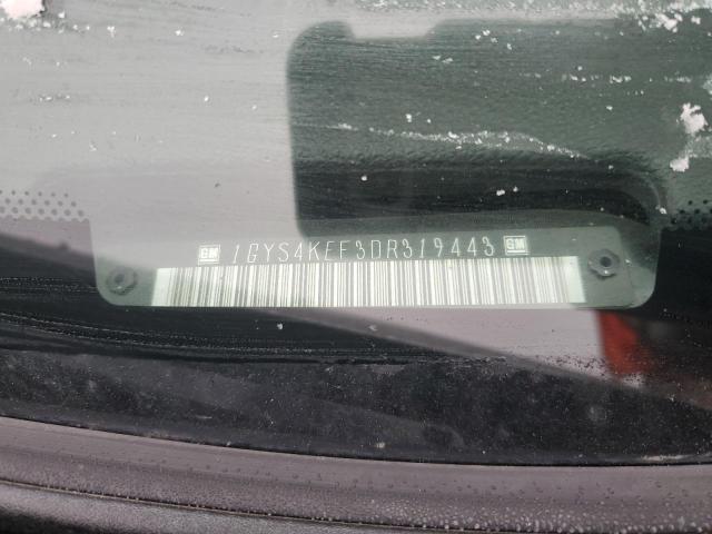 1GYS4KEF3DR319443 - 2013 CADILLAC ESCALADE ESV PLATINUM შავი ფოტო 13