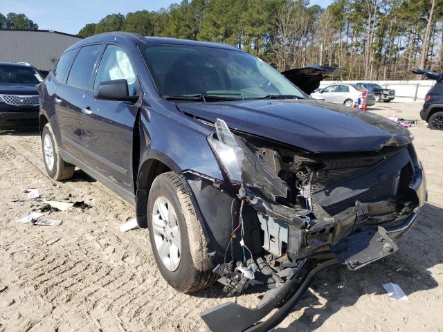 1GNKVFED6GJ337325 - 2016 CHEVROLET TRAVERSE LS BLUE photo 1