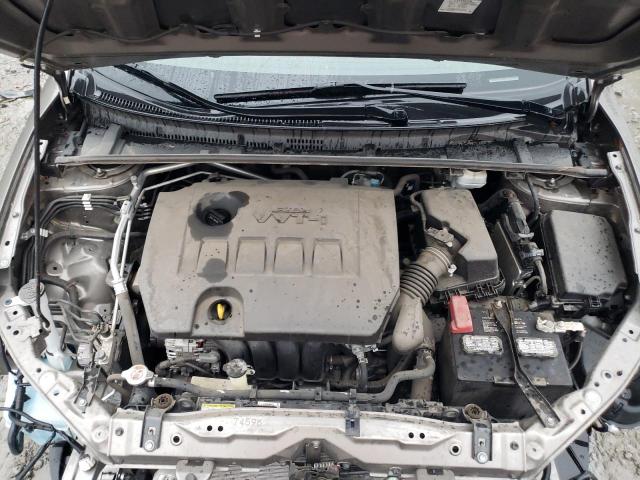 2T1BURHE7JC096413 - 2018 TOYOTA COROLLA L GRAY photo 11