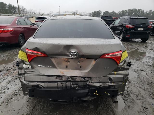 2T1BURHE7JC096413 - 2018 TOYOTA COROLLA L GRAY photo 6