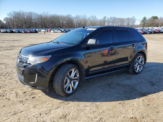 2FMDK3AK9BBA79906 - 2011 FORD EDGE SPORT BLACK photo 1