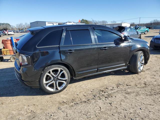 2FMDK3AK9BBA79906 - 2011 FORD EDGE SPORT BLACK photo 3