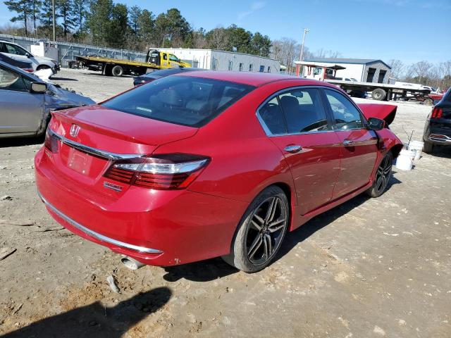 1HGCR2F15HA218635 - 2017 HONDA ACCORD SPORT SPECIAL EDITION RED photo 3