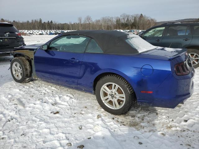 1ZVBP8EM2D5234323 - 2013 FORD MUSTANG BLUE photo 2