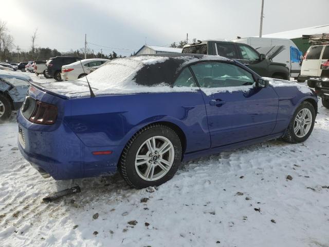 1ZVBP8EM2D5234323 - 2013 FORD MUSTANG BLUE photo 3