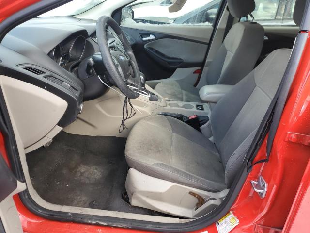 1FAHP3F2XCL231375 - 2012 FORD FOCUS SE RED photo 7
