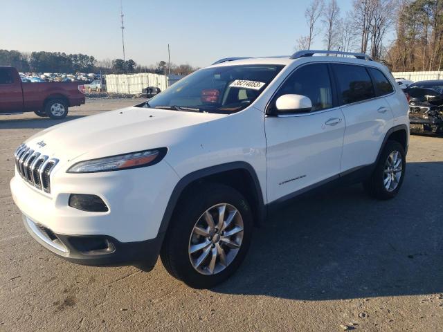 1C4PJMDS9FW544159 - 2015 JEEP CHEROKEE LIMITED WHITE photo 1