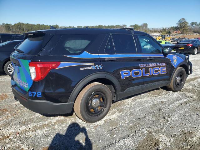 1FM5K8AB1NGB74880 - 2022 FORD EXPLORER POLICE INTERCEPTOR შავი ფოტო 3