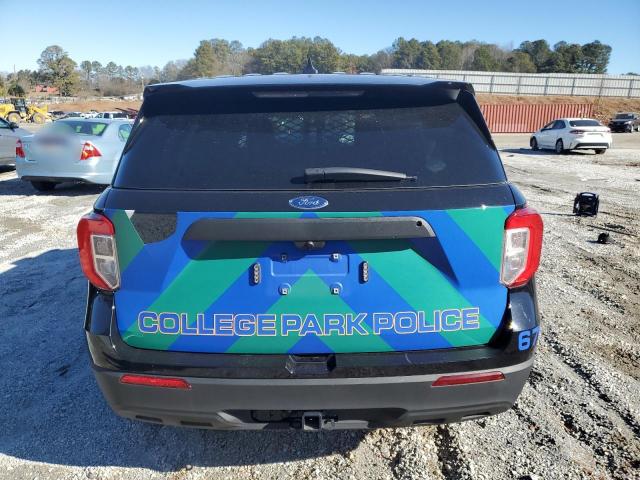1FM5K8AB1NGB74880 - 2022 FORD EXPLORER POLICE INTERCEPTOR შავი ფოტო 6