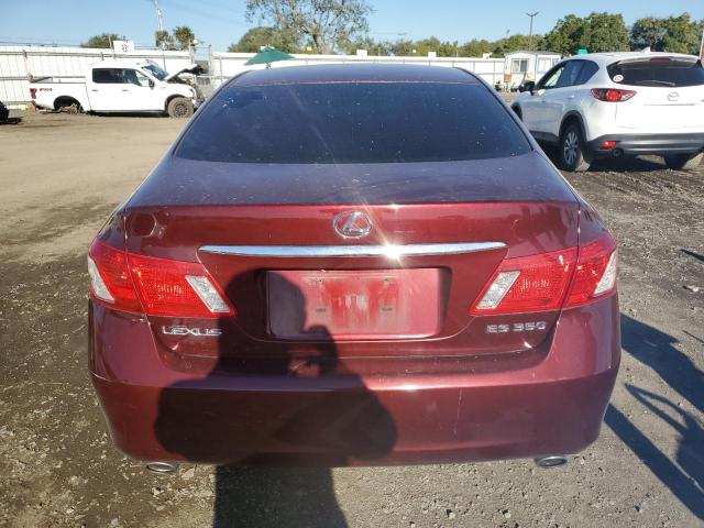 JTHBJ46G472140289 - 2007 LEXUS ES 350 RED photo 6