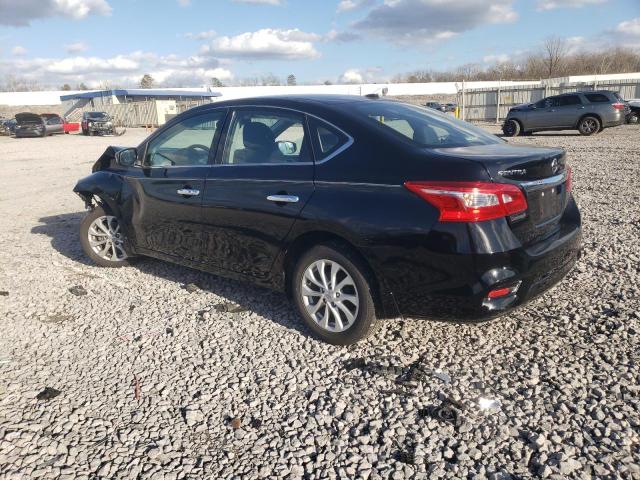 3N1AB7AP1JL660915 - 2018 NISSAN SENTRA S BLACK photo 2