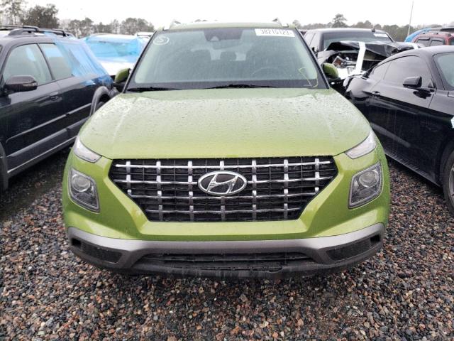 KMHRC8A35LU016922 - 2020 HYUNDAI VENUE SEL GREEN photo 5