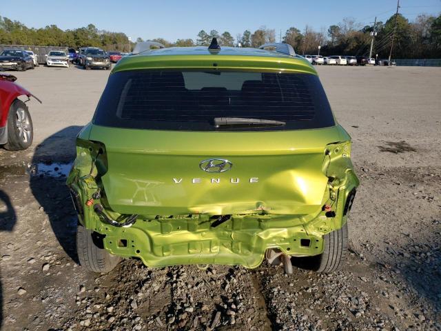 KMHRC8A35LU016922 - 2020 HYUNDAI VENUE SEL GREEN photo 6