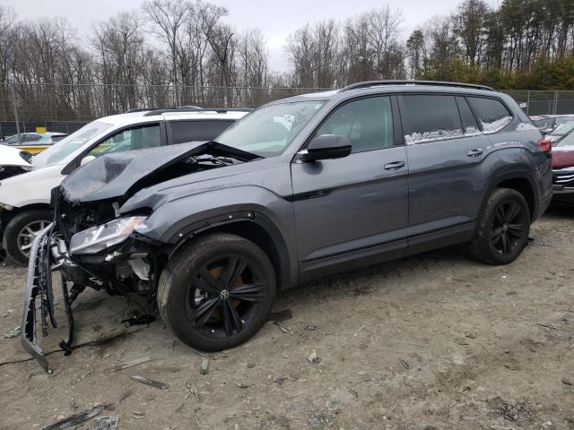 1V2SR2CA0NC562239 - 2022 VOLKSWAGEN ATLAS SEL R-LINE GRAY photo 1