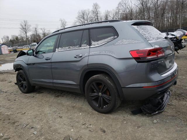 1V2SR2CA0NC562239 - 2022 VOLKSWAGEN ATLAS SEL R-LINE GRAY photo 2