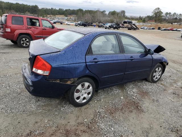 KNAFE121385559447 - 2008 KIA SPECTRA EX BLUE photo 3