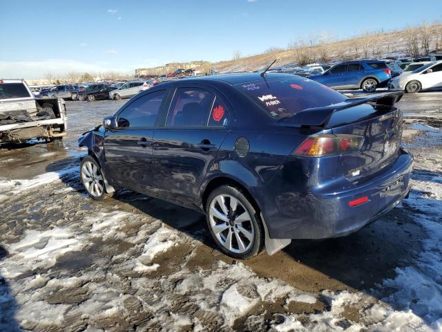 JA32U8FW3DU018416 - 2013 MITSUBISHI LANCER GT BLUE photo 2