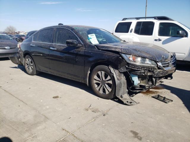 1HGCR2F30EA154761 - 2014 HONDA ACCORD LX BLACK photo 4