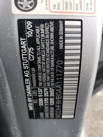 WDDHF8HB0AA111770 - 2010 MERCEDES-BENZ E 350 4MATIC SILVER photo 12