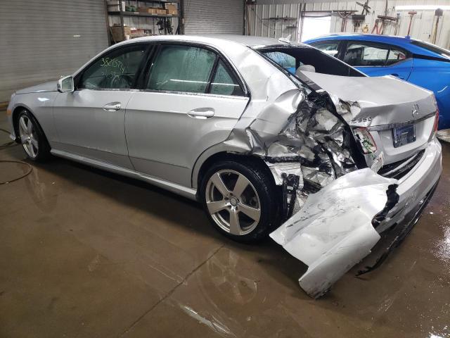 WDDHF8HB0AA111770 - 2010 MERCEDES-BENZ E 350 4MATIC SILVER photo 2