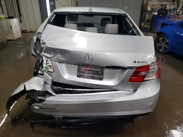 WDDHF8HB0AA111770 - 2010 MERCEDES-BENZ E 350 4MATIC SILVER photo 6