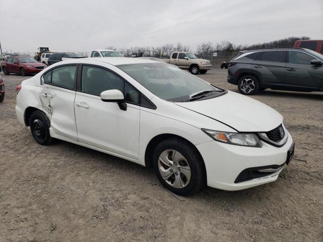 19XFB2F57FE702903 - 2015 HONDA CIVIC LX WHITE photo 4