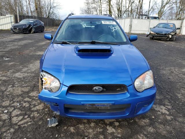 JF1GG29634G820895 - 2004 SUBARU IMPREZA WRX BLUE photo 5