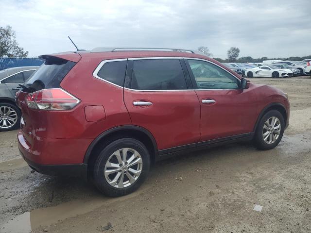 5N1AT2MTXFC776912 - 2015 NISSAN ROGUE S RED photo 3