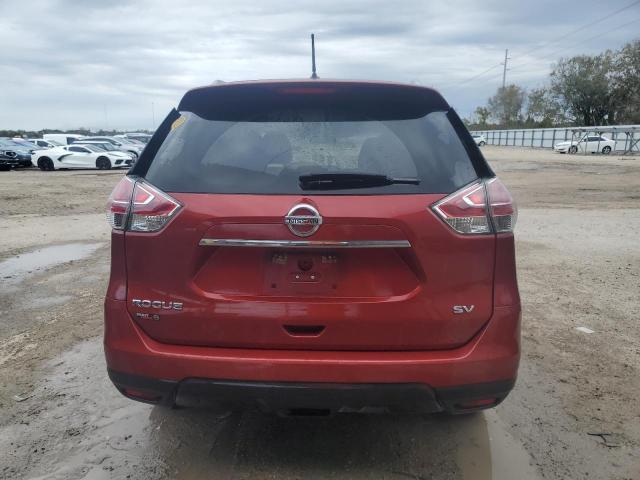 5N1AT2MTXFC776912 - 2015 NISSAN ROGUE S RED photo 6
