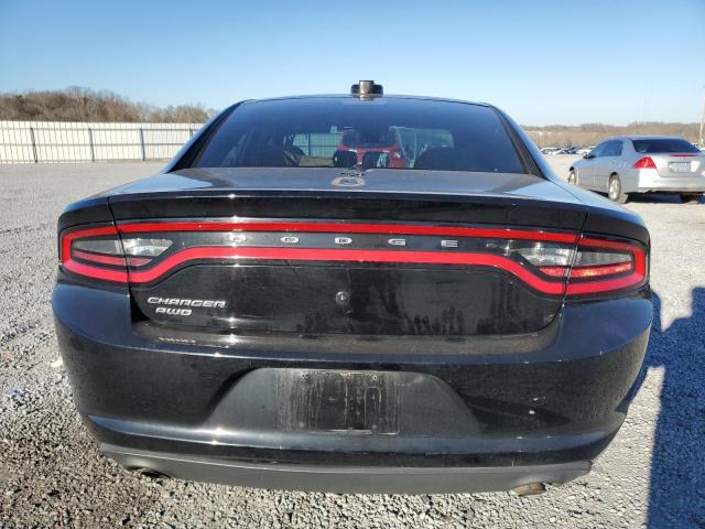 2C3CDXKT2GH136822 - 2016 DODGE CHARGER POLICE BLACK photo 6